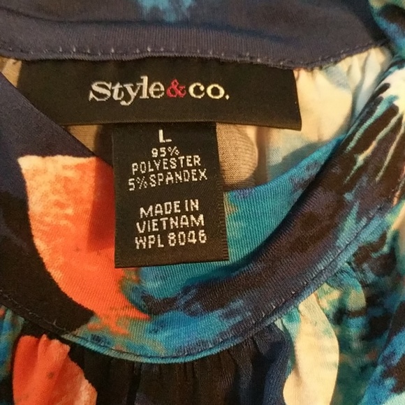 Flowy floral tank - L - Picture 3 of 5